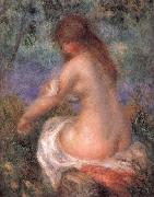 Pierre Auguste Renoir batber oil on canvas